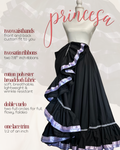 PRINCESA | ballet folklorico doble vuelo skirt | falda de ballet folklorico de doble vuelo